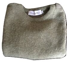 MAGLIONE DA BAMBINO INVERNALE CHRISTIAN DIOR MAGLIA LANA VERDE SIZE 6 ANNI 