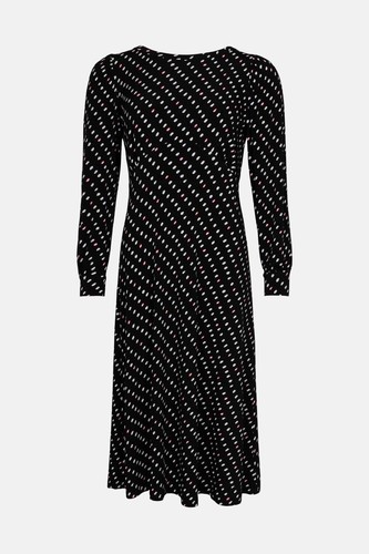 Abito midi oasis nero - abito, pois