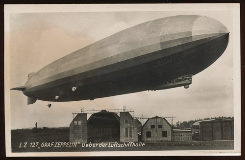 Foto cartolina zeppelin - -, lz