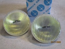 COPPIA PARABOLE FANALI FENDINEBBIA AUTO D'EPOCA - CARELLO - 130 MM - NUOVI 