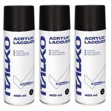 3 x 400 ml vernice spray nero