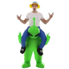 Costume Gonfiabile Adulto Vestito Alieno Abito Festa Carnevale Halloween Cosplay