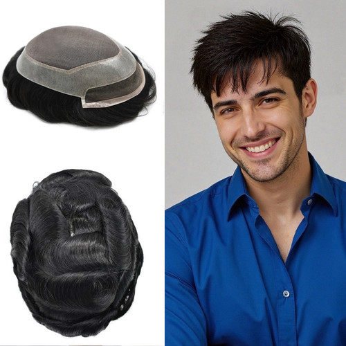 Parrucca parrucca uomo pizzo