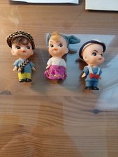 3 PICCOLI BAMBOLOTTI CON VESTITI - VINTAGE
