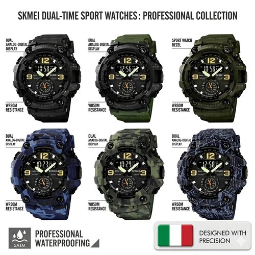 Skmei 1637 orologio - skmei, militare