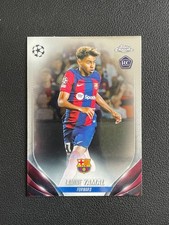 Lamine Yamal 2023-24 Topps Chrome UEFA Rookie Base RC #64