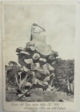 CARTOLINA BUSTO ERETTO DALLE CAMICIE NERE CCNN MILIZIA ENTISCIÓ AFRICA COLONIALE