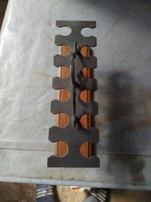 portatimbri vintage in metallo e legno massello