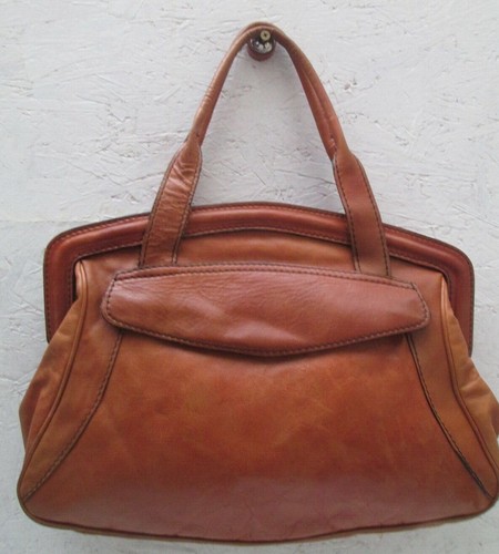 Grande borsa vintage - in, pelle