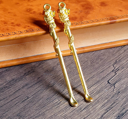 2pc mini spoon gold - mini,