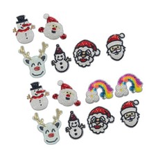  14 Pcs Toppe Ricamate Per