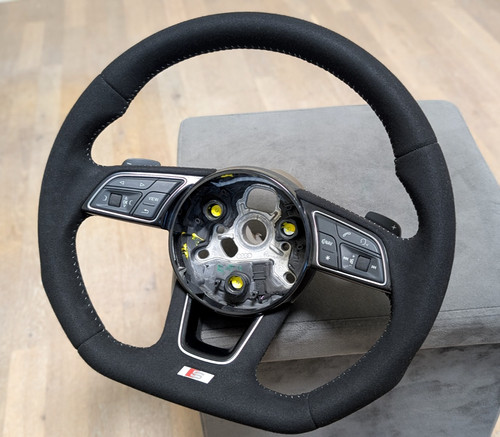Volante alcantara per audi - alcantara,