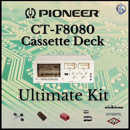 Pioneer f8080 cassette - ct-f8080, deck