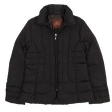 MONCLER DONNA NERO: Caldo PIUMINO imbottito in piuma d'oca ottime condizioni tg 
