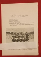MILAN SQUADRA RIVERA etc. foglio/pagina tratto da almanacco Panini 1971