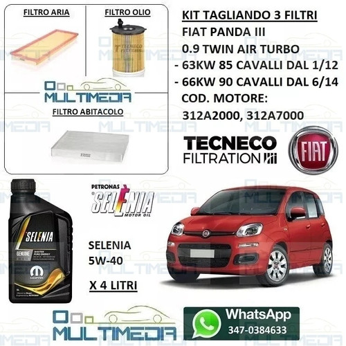 Kit tagliando olio - olio, originale
