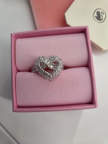 Anello cuore swarovski nuovo - swarovski,,