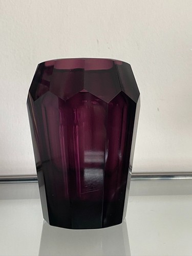 Moser vaso vetro art deco - vetro,