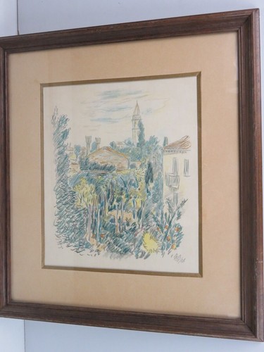 Vecchio quadro con stampa - , di