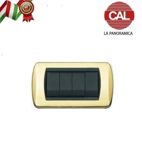 Placca ottone lucido serie - placca,