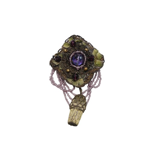 Vintage artist made brooch - vintage,