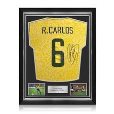 Maglia del brasile autografata - del,