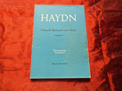 Haydn missa santi bernardi - haydn, di