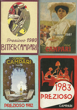 Prezioso Campari-lotto n.4 -- N.4 Prezioso anno-1980-1981-1982-1983