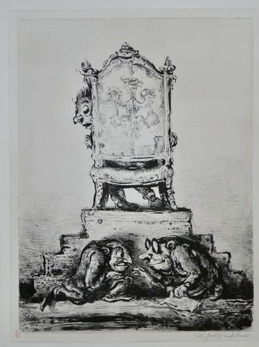 Paul weber litografia - a., weber,
