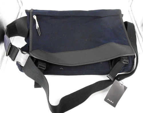 Borsa messenger zara denim - messenger, in