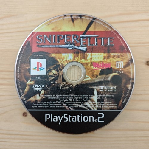 Sniper elite solo disco pal - elite,