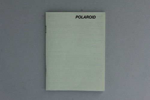 Manuale polaroid 1000 500 - manuale,