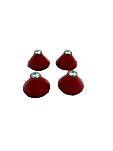 Piedini rosso ral per - rosso,