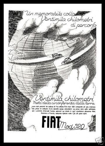 Pubblicita 1928 auto fiat - auto,