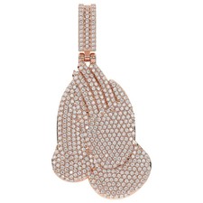 Ciondolo a mano preghiera in