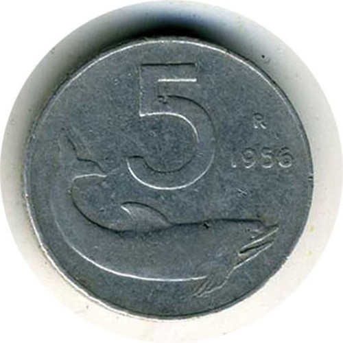 Repubblica italiana 5 lire - italiana,