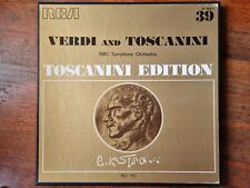 Toscanini dirige Verdi RCA box 3 dischi vinile