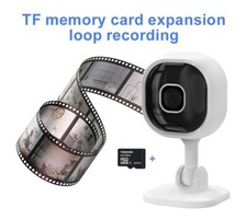 Telecamera Wifi 1080P HD Wireless Casa IP Allarme Intelligente Sicurezza IR Visione Notturna Cam