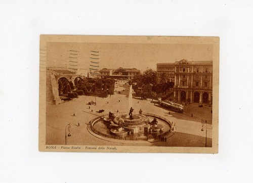 Cartolina roma piazza - cartolina,