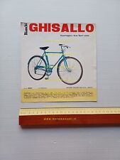 Bianchi Ghisallo Superleggera bicicletta anni 60 depliant originale italiano