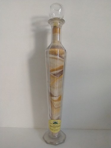 Vaso bottiglia vetro con - in,