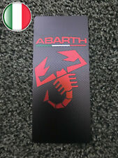 TUNING PEDANA POGGIAPIEDE POGGIAPIEDI ACCIAIO FIAT GRANDE PUNTO 500 ABARTH ROSSO