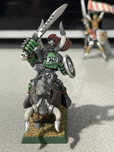 Warhammer fantasy warboss orco - fantasy,