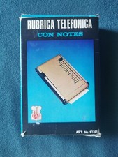 Rubrica Telefonica da tavolo - Con Notes - Vintage - Nuova con Scatola