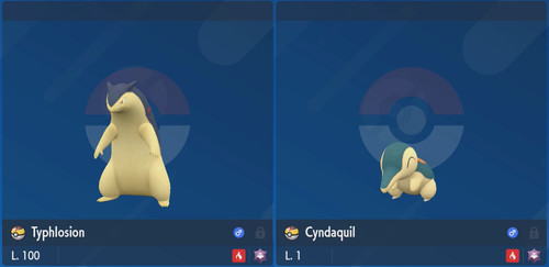 Typhlosion cyndaquil - typhlosion, e/o