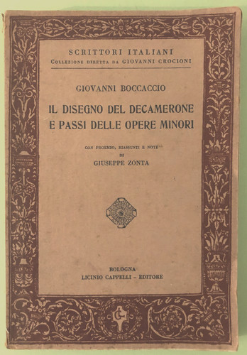 Boccaccio disegno del - -, il
