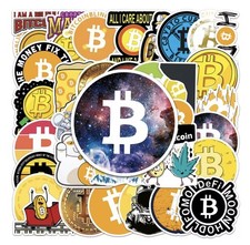 50 adesivi Bitcoin criptovalute adesivi graffiti skateboard laptop regalo