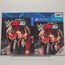 WWE W2K16 PS4 Store Display