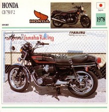 Fiche moto honda 750 - fiche, cb
