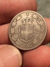 Rarità R Regno D'Italia Umberto I 2 Lire 1885 Argento 